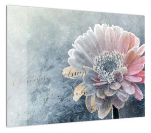 Obraz - Zimowy kwiat (70x50 cm)