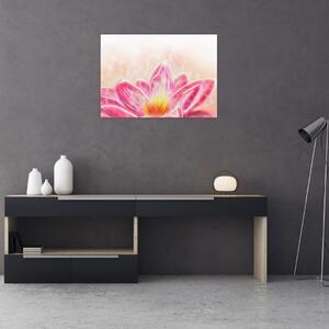 Obraz kwiatu lotosu (70x50 cm)