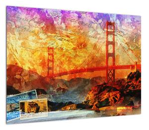 Obraz - Golden Gate, San Francisco, Kalifornia (70x50 cm)