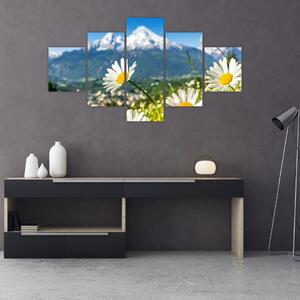 Obraz - Wiosna w Alpach (125x70 cm)