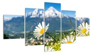 Obraz - Wiosna w Alpach (125x70 cm)