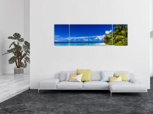 Obraz tropikalnej plaży (170x50 cm)