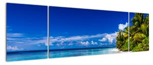 Obraz tropikalnej plaży (170x50 cm)