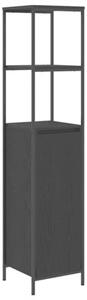 Zestaw mebli łazienkowych 5 szt. czarny 76.5 x 35 x 95 cm