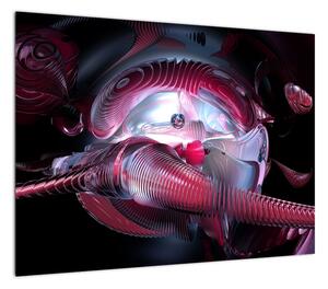 Obraz - Abstrakcja, kosmiczne robaki (70x50 cm)