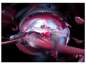 Obraz - Abstrakcja, kosmiczne robaki (70x50 cm)