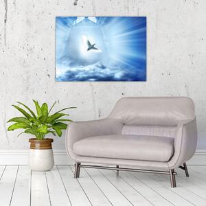 Obraz - Boska gołębica (70x50 cm)