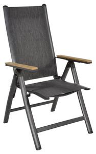 Lesli Living Regulowane krzesło Arezzo, 57x69x103 cm, aluminium