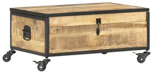 Stolik kawowy, 70x50x33 cm, lite drewno mango