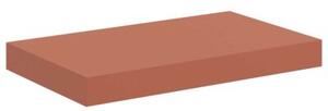Nowoczesna półka Ścienna z materiału drewnopochodnego w kolorze czerwonym 40 x 23,5 x 4 cm