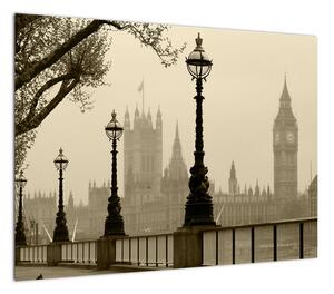 Obraz - Londyn we mgle, Anglia (70x50 cm)
