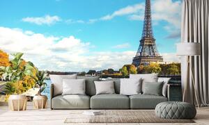 Tapeta piękna panorama Paryża