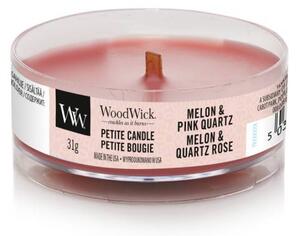 Świeca zapachowa WoodWick Petite Melon & Pink Quartz