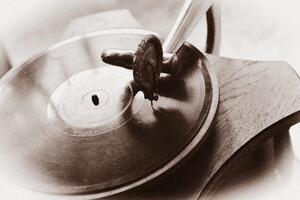 Fototapeta antyczny gramofon