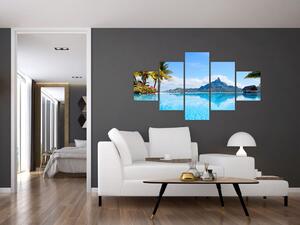 Obraz - Bora-Bora, Polinezja Francuska (125x70 cm)