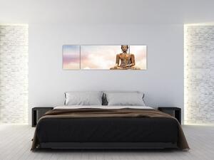 Obraz - Budda nadzorujący ziemię (170x50 cm)