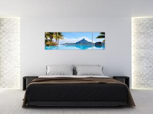 Obraz - Bora-Bora, Polinezja Francuska (170x50 cm)