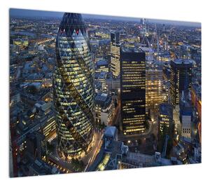 Obraz - Wieczorna panorama Londynu (70x50 cm)