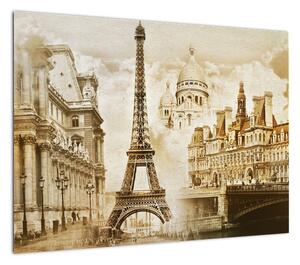 Obraz - Zabytki Paryża (70x50 cm)