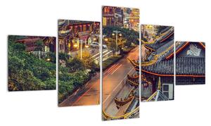 Obraz - Qintai Road, Chengdu, Chiny (125x70 cm)