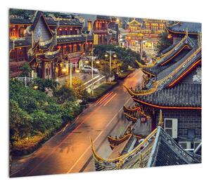 Obraz - Qintai Road, Chengdu, Chiny (70x50 cm)