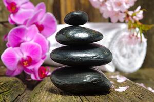 Fototapeta Zen kamienie relaksacyjne