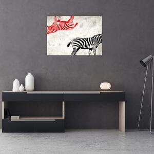 Obraz - Zebry (70x50 cm)