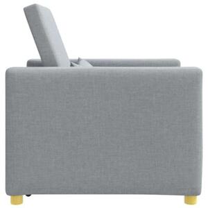 RozkÅadana sofa 3-w-1 w kolorze jasnoszarym z poduszkÄ lÄdÅºwiowÄ