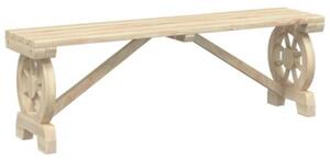 Ławka ogrodowa, 115 cm, lite drewno jodłowe