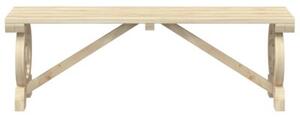 Ławka ogrodowa, 115 cm, lite drewno jodłowe