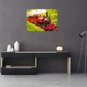 Obraz pociągu parowego (70x50 cm)