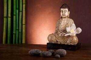 Fototapeta medytujący Budda