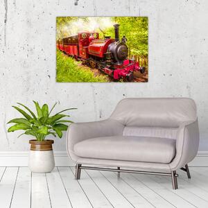 Obraz pociągu parowego (70x50 cm)