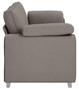 Sofa ciemnoszary 219 x 77 x 82 cm tkanina