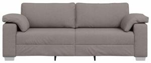 Sofa ciemnoszary 219 x 77 x 82 cm tkanina