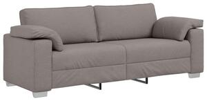Sofa ciemnoszary 219 x 77 x 82 cm tkanina