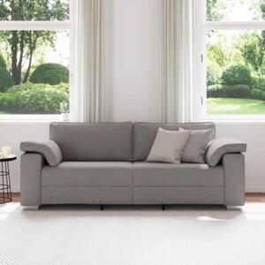 Sofa ciemnoszary 219 x 77 x 82 cm tkanina