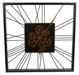 Gifts Amsterdam Zegar ścienny Radar Robbert, złoto-brązowy, 60 cm