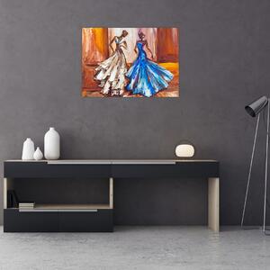 Obraz - tancerz, obraz olejny (70x50 cm)