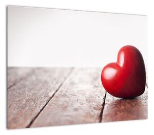 Obraz drewnianego serca (70x50 cm)