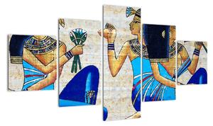 Obraz - Malarstwo egipskie (125x70 cm)