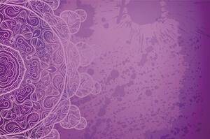 Samoprzylepna tapeta fioletowa arabeska na abstrakcyjnym tle