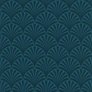 Noordwand couleurs & matières Tapeta 20's Pattern Artdeco, niebieska