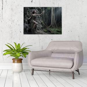 Obraz - Leśna wróżka (70x50 cm)