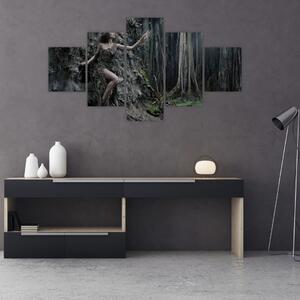 Obraz - Leśna wróżka (125x70 cm)