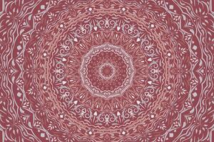 Samoprzylepna tapeta Mandala w vintage stylu w kolorze różowym