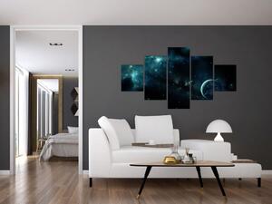 Obraz - Życie w kosmosie (125x70 cm)