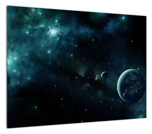 Obraz - Życie w kosmosie (70x50 cm)