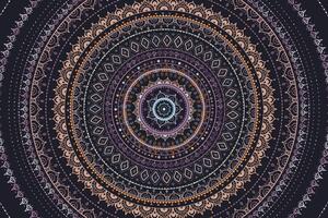 Samoprzylepna tapeta Mandala z wzorem słońca w fioletowych odcieniach