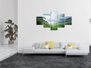 Obraz - Dżungla Seszeli (125x70 cm)